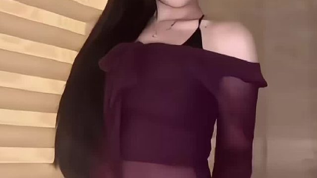 妹妹说紫色很有韵味 完美身材 大长腿 御姐 谁还不是小腰精 妩媚性感