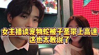 【子圣】女主播談寵物蛇被子圣帶上高速，這也太敢說了