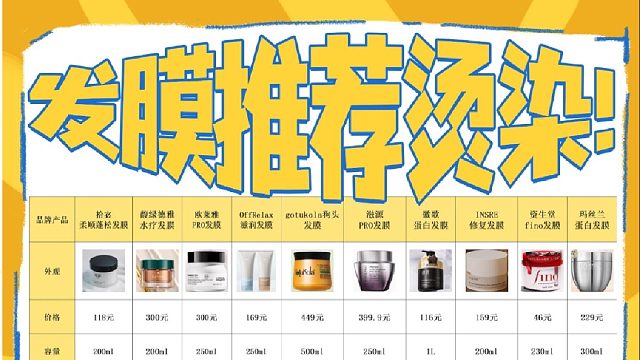 性价比高的发膜怎么选？发膜推荐烫染！沙发自然卷的神