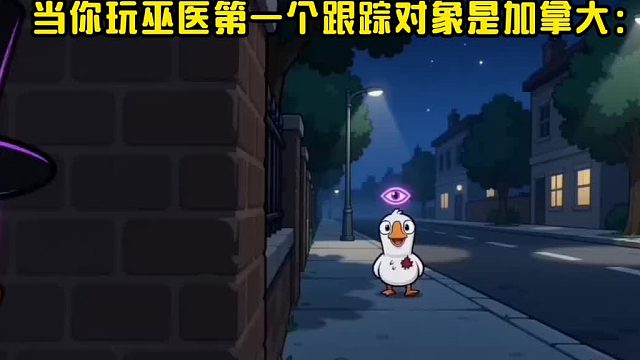 好消息选到巫医了，坏消息第一个跟踪对象是加拿大