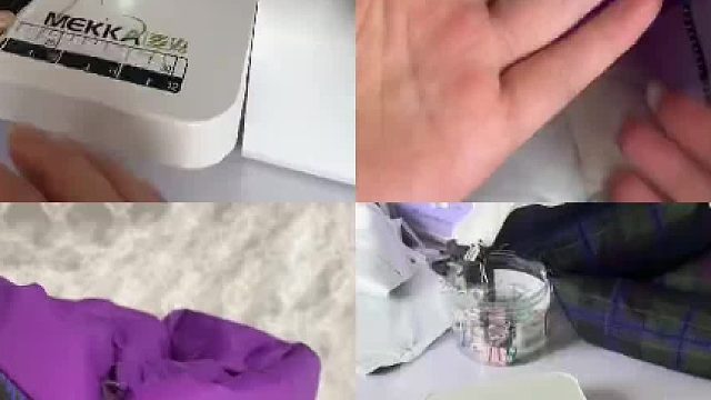 自学缝纫给儿子做羽绒服