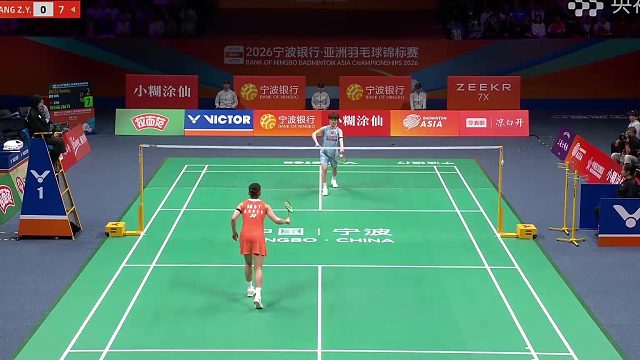 王祉怡正面劈杀 安洗莹难以招架再次出界