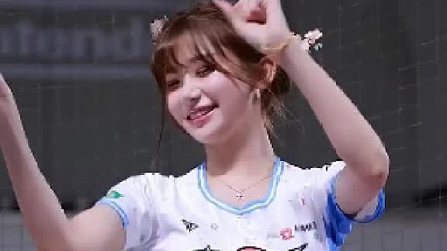 救命！韩国拉拉队李珠琅也太甜了吧