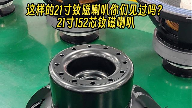 超大 21 寸喇叭！152 芯钕磁动力拉满！