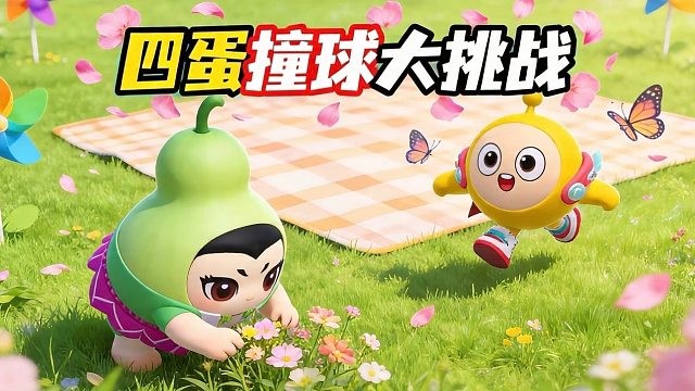 四蛋同行，撞球大挑战！