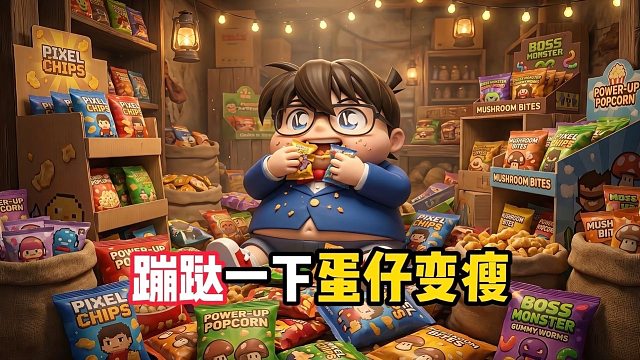 每跳一下蛋仔体型变瘦！(轻于鸿毛)