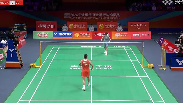 王祉怡心态受影响 回球失误出界