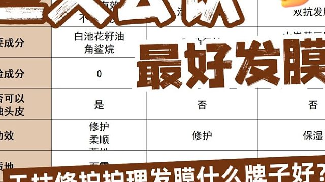 干枯修护哪类发膜养护出众？三大公认最好发膜！用一次忘不掉