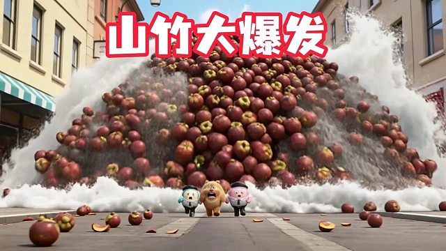 山竹成精之淹没城市