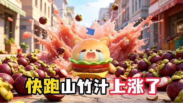 灾难降临！山竹汁爆发淹没城市，快逃