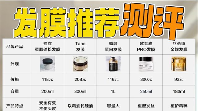 有哪款性价比高的发膜比较好用？发膜推荐测评！重磅测评解析
