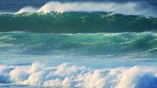 实拍大海航行