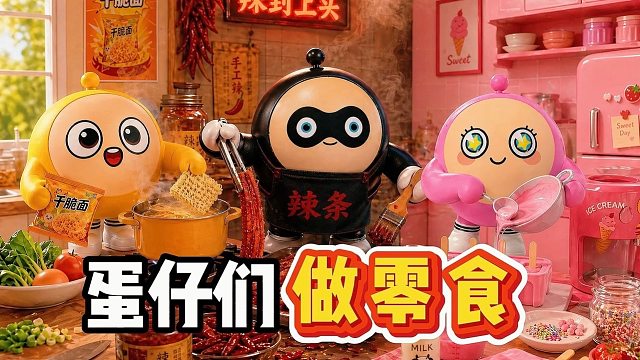 蛋仔们做零食，小主人会选什么零食