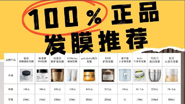 买什么样发膜好？100%正品发膜推荐！亲身实测分享