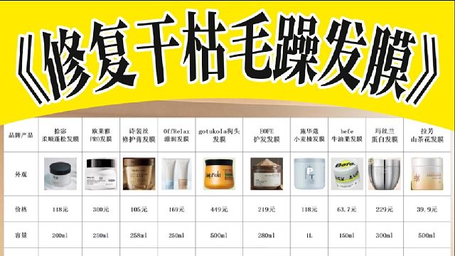 什么样的发膜好用？修复干枯毛躁发膜！亲身试用分享