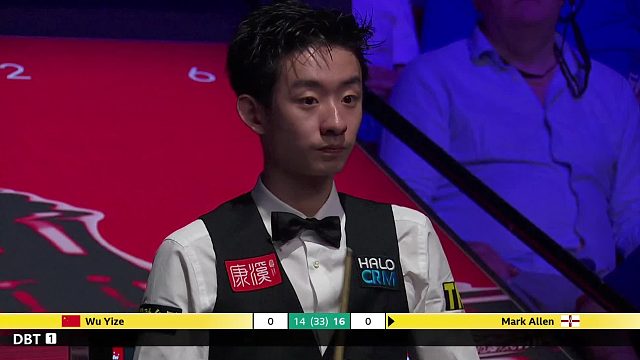 【回放】 吴宜泽VS艾伦  斯诺克世锦赛-29-31局