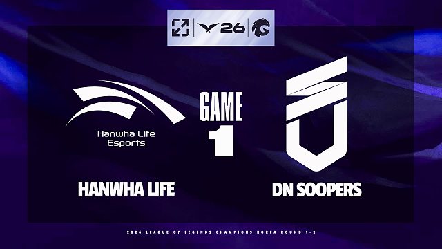 [LCK]【HLE vs DNS】第一局速看丨2026LCK第二轮丨20260506