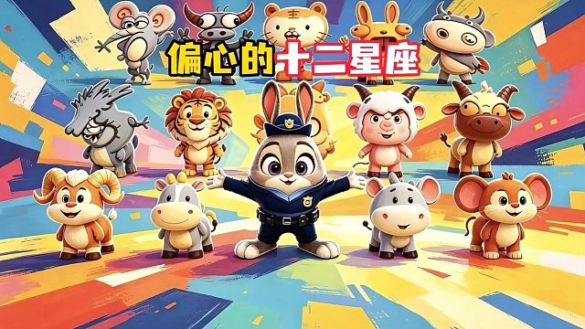 抽象的十二星座，还得是我生肖兔最漂亮