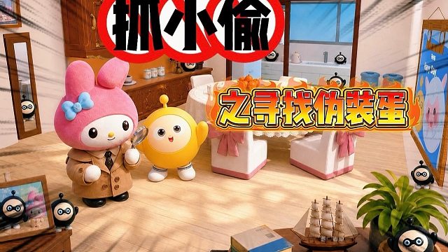 蛋小黄家里被伪装蛋包围了，你能找到伪装蛋吗