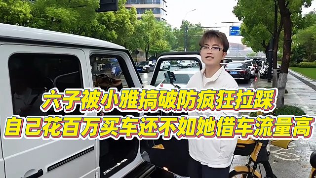 【小小小酷哥】六子被小雅搞破防疯狂拉踩，自己花百万买车还不如她借车流量高