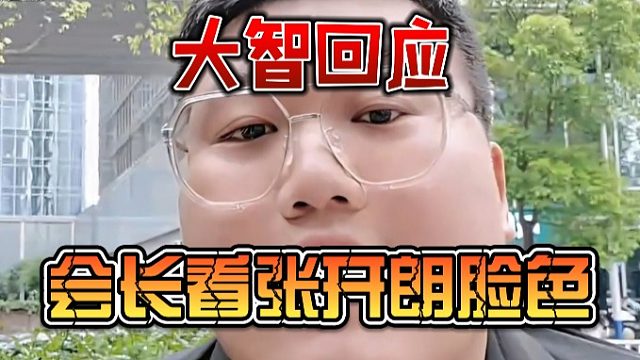 大智回应会长看张开朗脸色