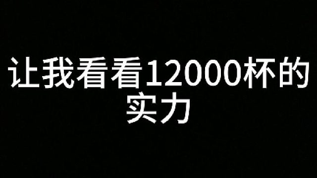 让我看看12000杯的实力