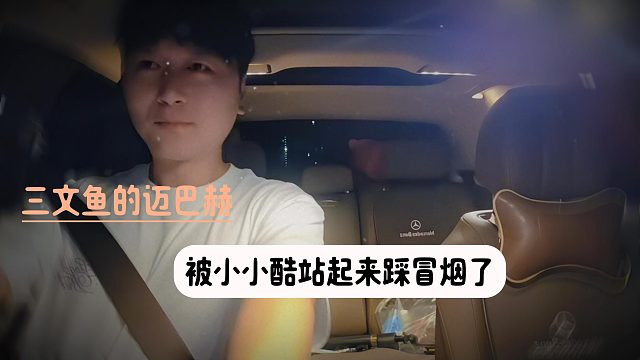 三文鱼的迈巴赫，被小小酷站起来踩冒烟了