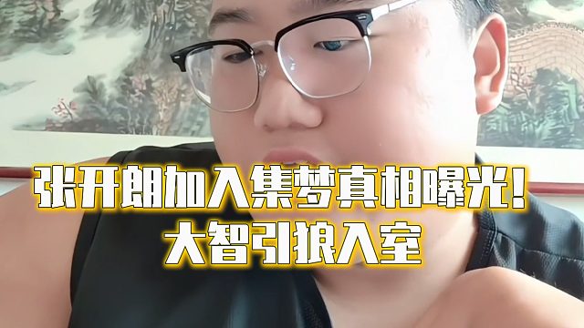 张开朗加入集梦真相曝光！大智引狼入室