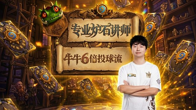炉石传说郭枫荷｜牛牛6倍投球流