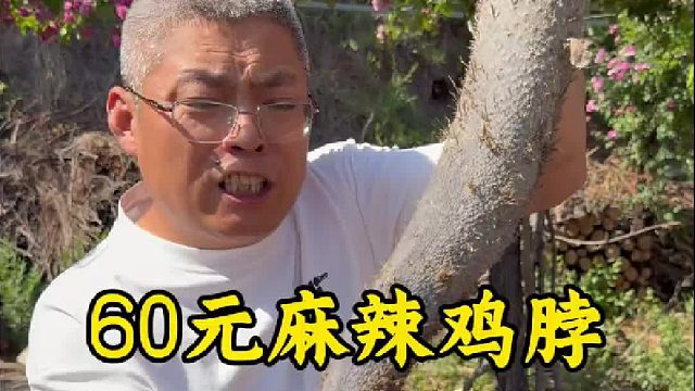 60元麻辣鸡脖