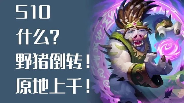 野猪也能倒转啦！你见过未进场就上千的野猪吗？【酒馆战棋野猪倒转】