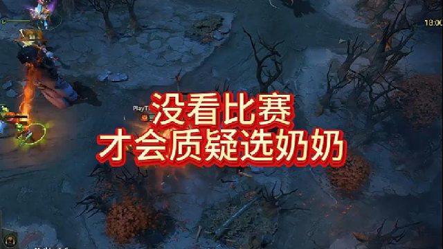 没看比赛才会质疑选奶奶