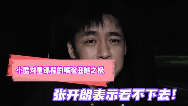 小酷对童锦程的嘴脸丑陋至极！张开朗表示看不下去！