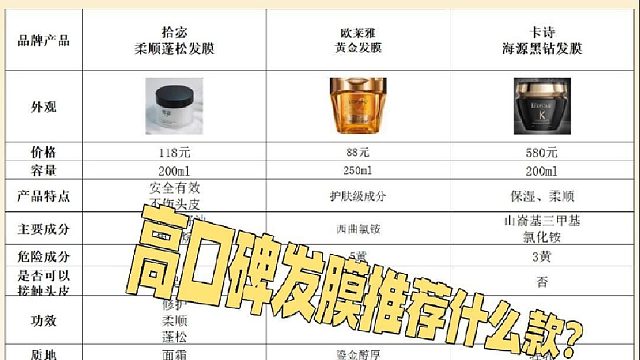 干枯毛躁发质用什么发膜好？女士专用发膜！掌管高颅顶的神