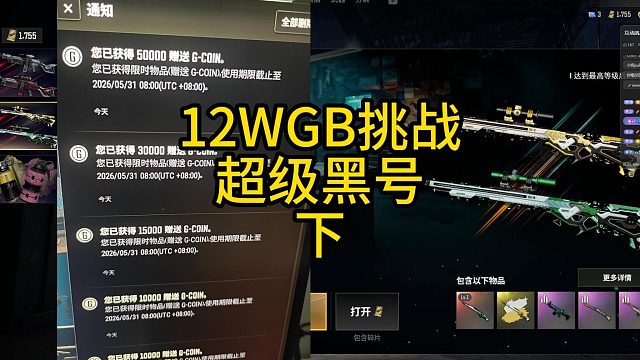 12WGB挑战超级黑号！