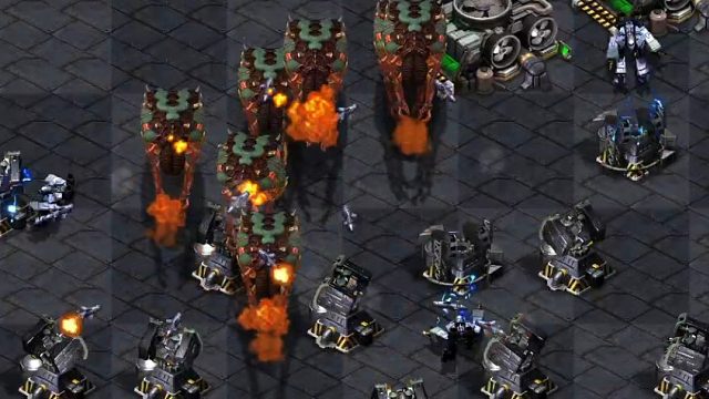 星际争霸韩宏3V3我被Z空投了，差点输了，哈哈，好玩的