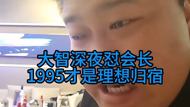 大智深夜怼会长：1995才是理想归宿