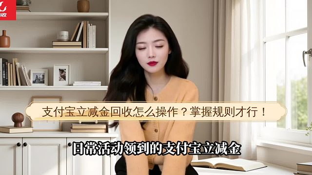 支付宝立减金回收怎么操作？掌握规则才行！