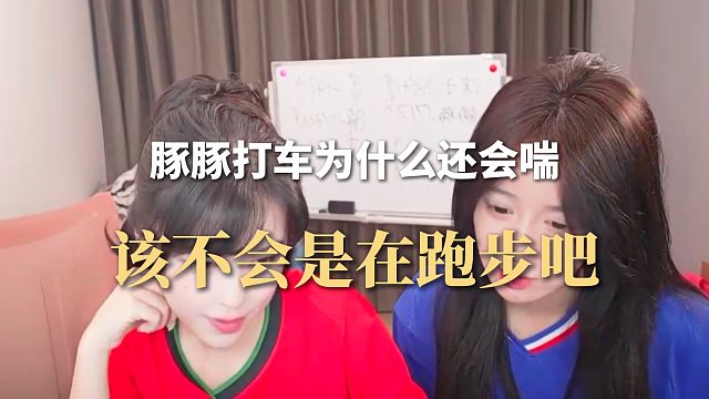 豚豚打车为什么还会喘，该不会是在跑步吧