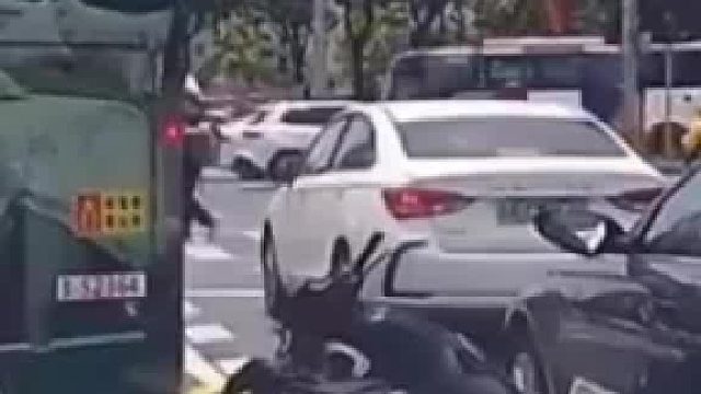 奥迪车主情绪稳定的跟豆包似的，淡定的掰好后视镜