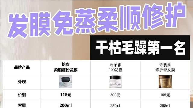 发膜哪个牌子好？发膜顺滑留香持久官方正品第一名！发型师坦白局