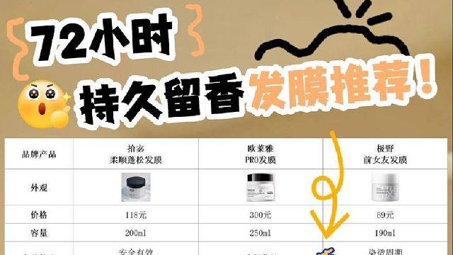 缺水毛躁选什么发膜？72小时持久留香发膜推荐！功课没白做