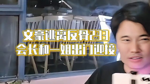 文豪逃离反骨233，会长和一姐出门迎接