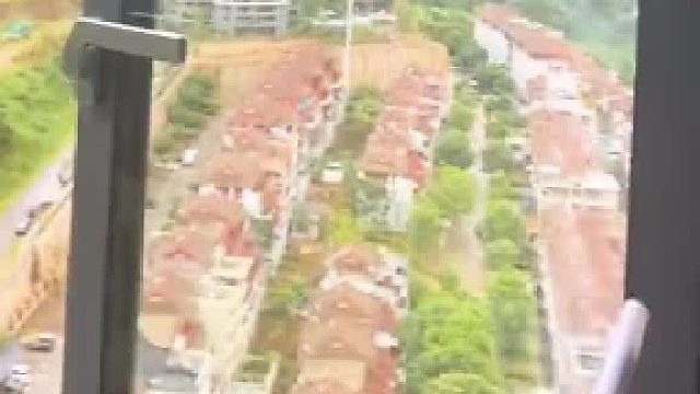 窗边有个巨大蜂窝 窗户：我防不了蜂，只能让消防员处理