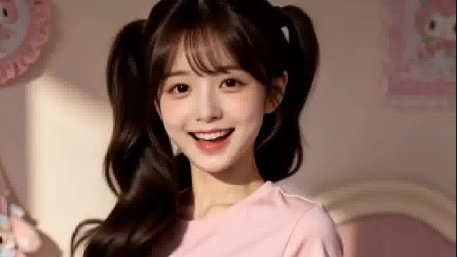谁能拒绝双马尾甜妹呢