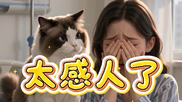 猫咪为了主人剃光全身毛发