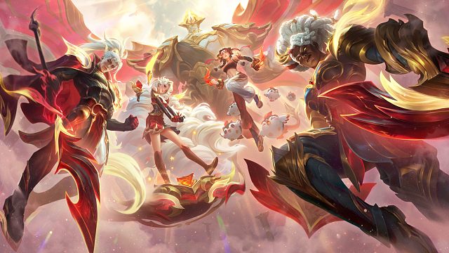 T1三连冠冠军皮肤亮相，加里奥终于登场 #faker #冠军皮肤 #T1
