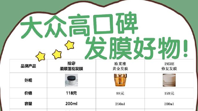欧莱雅发膜多少钱？多款热门发膜深度测评！性能对决测评
