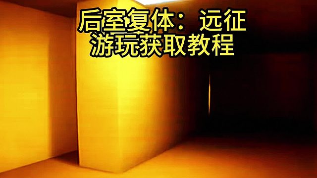 游戏推荐：后室复体远征