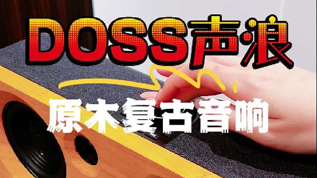 谁说平价没好声？试试这款DOSS声浪原木音响